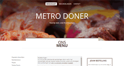 Desktop Screenshot of metro-doner.nl