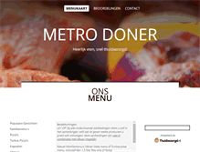 Tablet Screenshot of metro-doner.nl